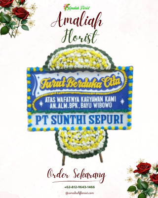 Papan Bunga Duka di Nyangkowek