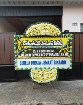 Papan Bunga Duka di Nyangkowek